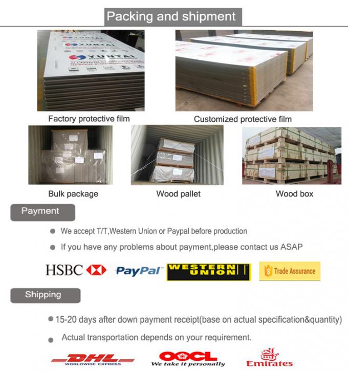 تابلو کامپوزیت آلومینیوم ونیر چوبی برای نمای روکش خارجی 3