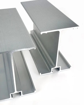 I Beam Custom Extrusion Aluminum Profile T6 For Construction  0.8mm