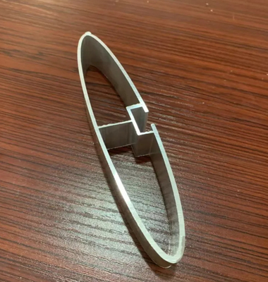 Aluminum Oval Tube Aluminum Airfoil Louver Blinds Extrusion Profile