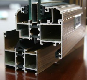 Powder Coating Standard Aluminium Extrusion Profiles / Aluminium Extruded Sections