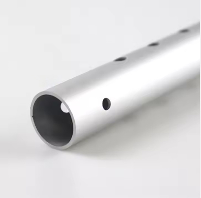 سفارشی 6061 6063 T5 T6 Anodized CNC Machining سوراخ شده سوراخ شده آلومینیوم لوله دور برای صندلی تاشو قابل کشش